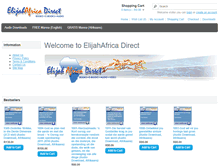 Tablet Screenshot of elijahafricadirect.com